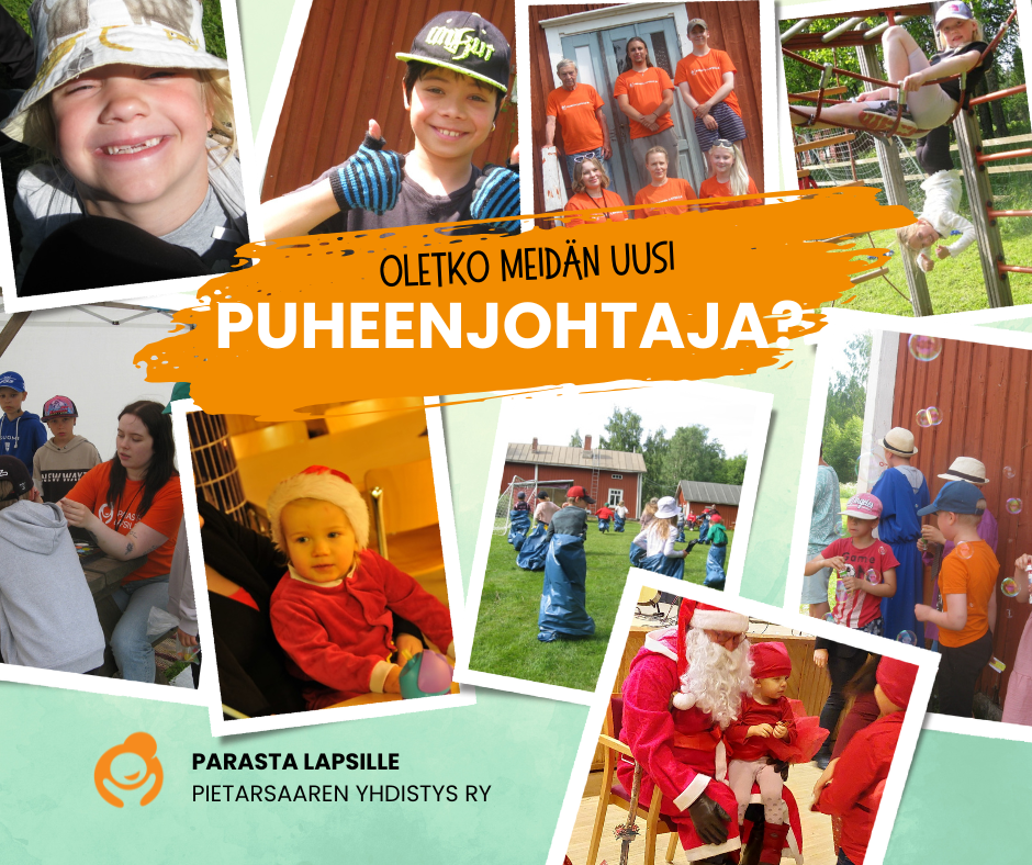 Puheenjohtaja Pietarsaaren yhdistykseen